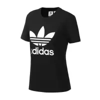 [自营]adidas阿迪达斯三叶女装运动服LOGO款休闲短袖T恤FM3311
