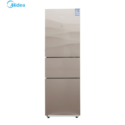 自营 美的（Midea）BCD-217WTGM 217升 家用三门 风冷无霜电冰箱