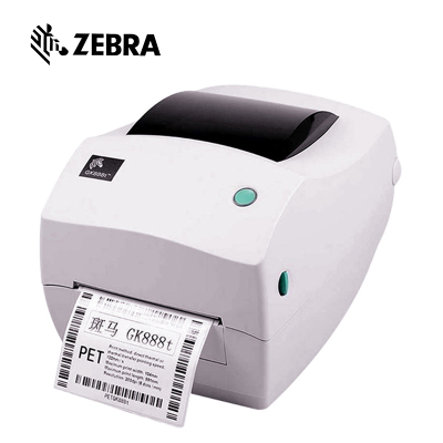 斑马(ZEBRA) GK888T 条码二维码不干胶标签便携式打印机