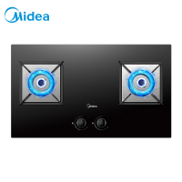 美的(Midea)燃气灶JZT-Q218B 燃气灶 台式嵌入式厨房家用双灶 大火力煤气天然气灶具