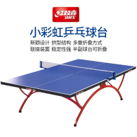 红双喜乒乓球台T3088折叠式 乒乓球桌球案子 家庭娱乐室内训练 蓝色台面 T3088乒乓球台（可折叠）