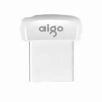 爱国者(aigo)64GB USB3.1 高速读写U盘 U2 车载U盘 音乐U盘 白色 载你所爱车载系列