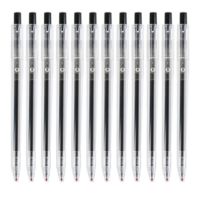 晨光中性笔优品AGP87902黑0.5 12支/盒 黑色