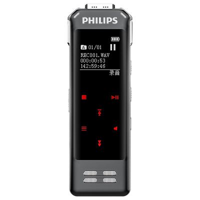 飞利浦(PHILIPS)录音笔 VTR8062 专业录音笔 实时翻译 语音转文字