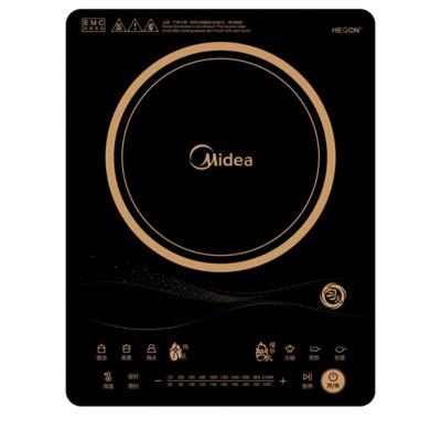 美的（Midea）电磁炉家用火锅智能触摸电磁炉灶匀火电池炉汤锅炒锅C21-RT2170黑色