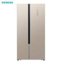 西门子(SIEMENS)KX50NA30TI 501升 超薄对开门冰箱 纤薄易嵌 变频 风冷无霜 家用冰箱(浅金色)