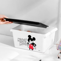 名创优品米奇系列带盖收纳箱塑料盒子收纳箱家用玩具收纳 DMS