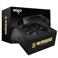 爱国者（aigo）额定800W 金牌全模组电脑电源 服务器双U电源 电竞800