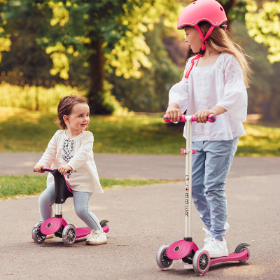 高乐宝四合一多功能儿童滑板车1-3岁宝宝滑滑车可坐可推溜溜车