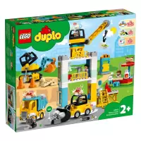 LEGO乐高得宝系列忙碌的建筑基地10933 男孩女孩2岁+生日礼物 玩具积木