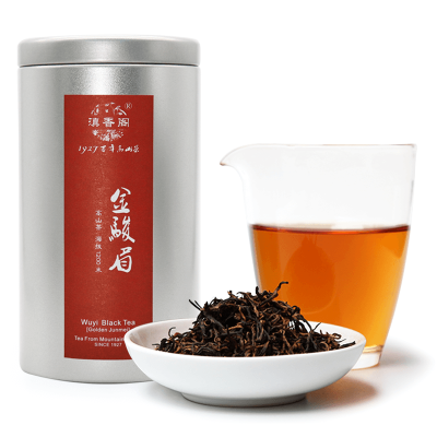 滇香阁 金骏眉特级红茶茶叶罐装80g新茶浓香型高山春茶茶汤亮香气足