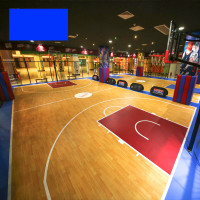 室内篮球场地面 厚度6.0mm(含安装服务) (单位: m2)
