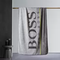 BOSS HUGO BOSS HBMT-015S HUGO BOSS LOGO 格纹毯(灰) 单条价格