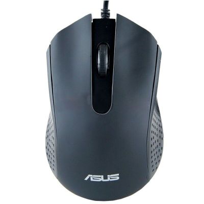 华硕(ASUS)AE-01 原装光电有线办公鼠标 USB接口 笔记本台式机一体机电脑通用鼠标