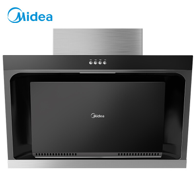 美的(Midea)油烟机 侧吸 抽油烟机 家用 17爆炒大吸力 吸油烟机 CXW-200-B60