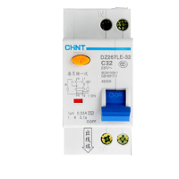 正泰(CHNT) DZ267LE-32 1P+N 32A 断路器(单个装)-(个)带漏电保护