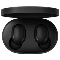小米(MI)红米RedmiAirDots S 黑色真无线蓝牙耳机+分体式耳机+收纳充电盒+蓝牙5.0+按键防触控操作