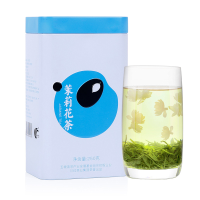 川红 浓香型茉莉花茶茶叶 250g/盒