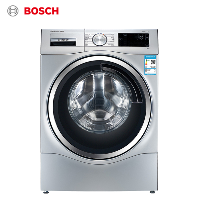 博世洗衣机WGC344B80W五维洁净,9公斤活氧除菌,活氧洁筒,全自动滚筒洗衣机