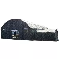 兵行者大型寒区拱形指挥棉帐篷野营野外棉帐篷 14*8m
