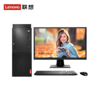 联想(Lenovo)启天M428-A104 i3-9100 8G 1T+128G 无光驱 Win10专 WPS/23.8
