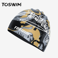 TOSWIM 贴合型大码K形硅胶游泳帽-TS91410895