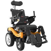 伊凯越野型智能电动轮椅车户外室外老年人残疾人公路电动可平躺老人代步车四轮EPW61-65SC 100AH锂电池续航70K
