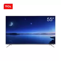 TCL 55P8 55英寸高画质4K全面屏智能液晶电视机 内置底座