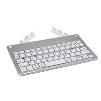 乐默折叠蓝牙键盘  F90   银黑颜色随机