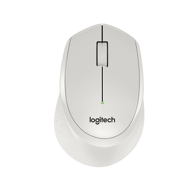 罗技(Logitech)M330无线鼠标 白色×10个装-B2B