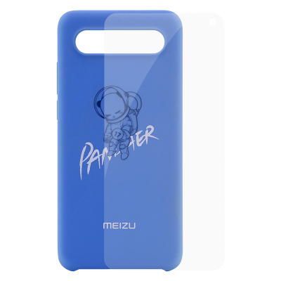 MEIZU魅族PANDAER 壳膜套装(独角熊)浅蓝色手机壳