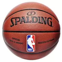 斯伯丁Spalding篮球 NBA彩色运球人经典比赛PU蓝球602