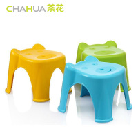 茶花(CHAHUA)小凳子塑料儿童宝宝凳可爱卡通凳子浴室加厚防滑矮凳小板凳天真蓝