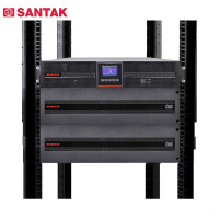 山特(SANTAK)PT10K UPS不间断电源机架式10kVA/10kW网络服务器电源机房 单机+2*PTB9161