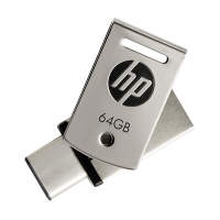 HP惠普X5000M手机u盘金属学生电脑两用type-c双接口高速USB3.1优盘-64G