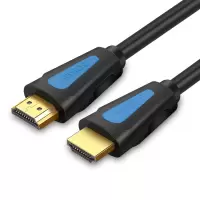 HDMI线 2.0高清线4k数据线电脑电视连接延长主机笔记本视频线1.5米 黑色