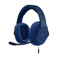 罗技 （G）G433 耳麦 头戴式 有线游戏耳麦 蓝色 带线控