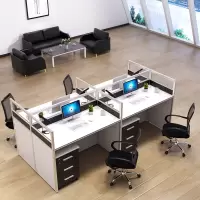 群兴俊达 GS-004 办公家具职员办公桌简约现代员工电脑桌椅组合屏风卡座