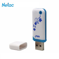 朗科（Netac） USB2.0 青花系列U盘U188 高速闪存盘 加密U盘 白色 64GB