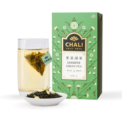 茶里(ChaLi) 茉莉绿茶花草茶立体茶包三角袋泡茶2g*18包 (盒)
