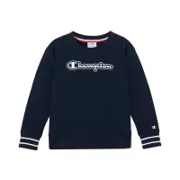 Champion/冠军 男女童藏蓝色混纺卫衣高端儿童卫衣/帽衫