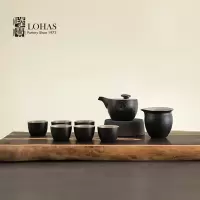 陆宝茶具  定窑龙纹茶礼  茶组+花影盘