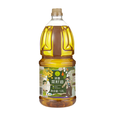 初萃 初萃浓香菜籽油1.8L 传统小榨 地道家乡味