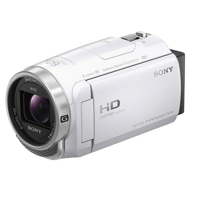 索尼(SONY) HDR-CX680 白色 配件套装高清数码摄像机 约229万像素 3英寸屏幕