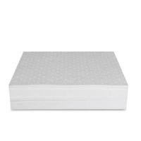 宽迈 8261 白色工业吸油棉 吸油毡 吸油垫 吸污垫吸收材料 100片/箱 白色款 尺寸：40cm*50cm*3mm