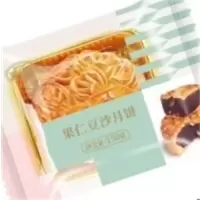 彩田果仁豆沙月饼150g