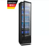 德玛仕 DEMASHI 冷藏展示柜商用立式冰箱 饮料水果啤酒保鲜冷饮柜 单温直冷 LG-300ZH 230升