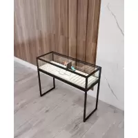 缔邦 展示柜玻璃透明柜台奢侈品展柜 500*500*1200