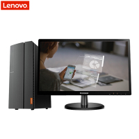 联想(Lenovo)擎天T510A-15 商用台式电脑 21.5英寸屏（I3-9100 8GB 1TB+256GB固态 定制版）