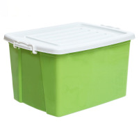 禧天龙 时尚整理箱 箱体加固更耐用密封性好收纳箱储物箱24L蒂梵绿10个/组